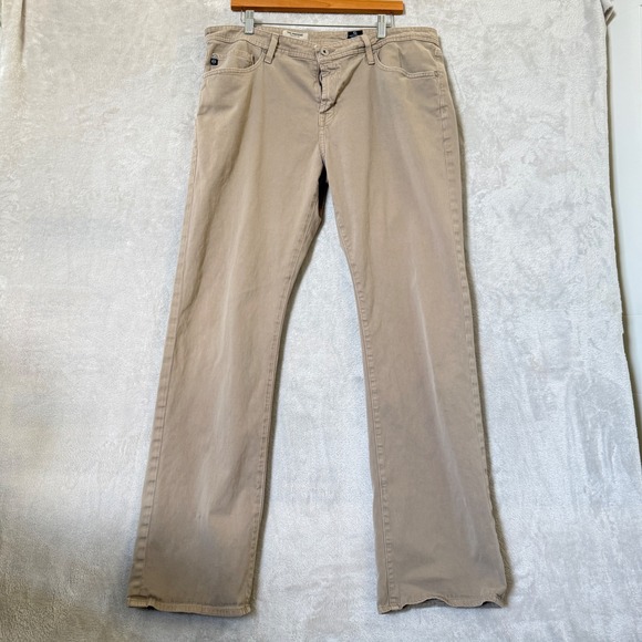 Ag Adriano Goldschmied Other - AG Adriano Goldschmied The Protégé Straight Leg Tan Chino Pants 38x33 USA *READ